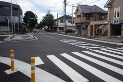 交通安全対策補助及び県単交通安全対策合併工事（笹塚交差点改良工）